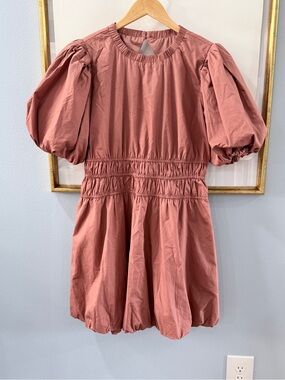 Aureum Bubble Hem Dress Medium